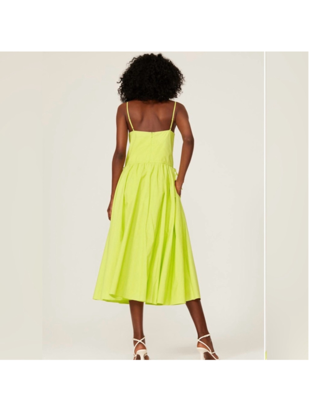 Jason Wu Collective Midi Dress, Yellow - Picture 3 of 12
